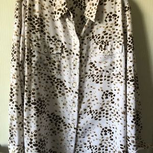 Chico’s Button Down Blouse Size 3 OR XL/16